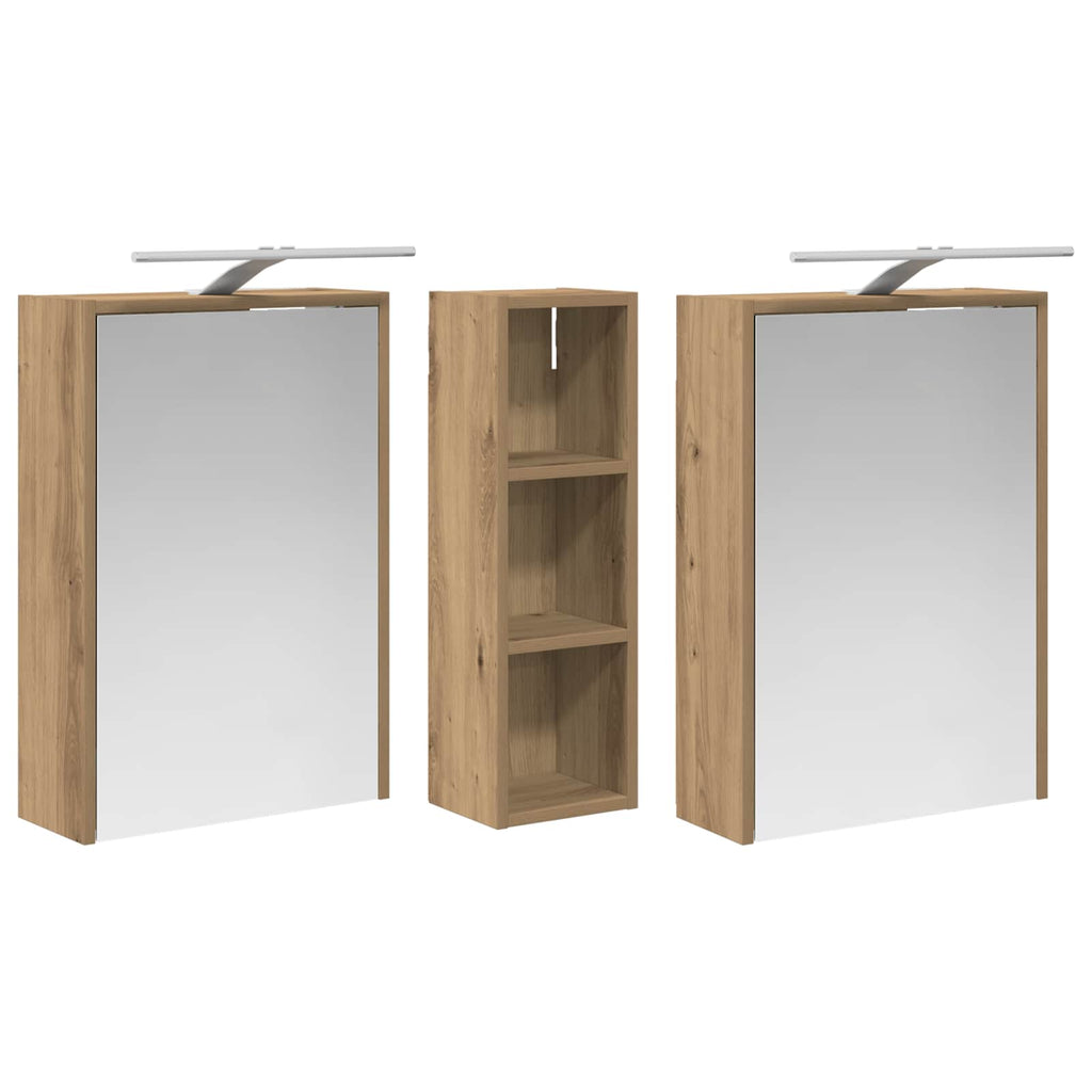 vidaXL Zestaw Szafek Łazienkowych 3 pcs 106 x 16 x 62,5 cm