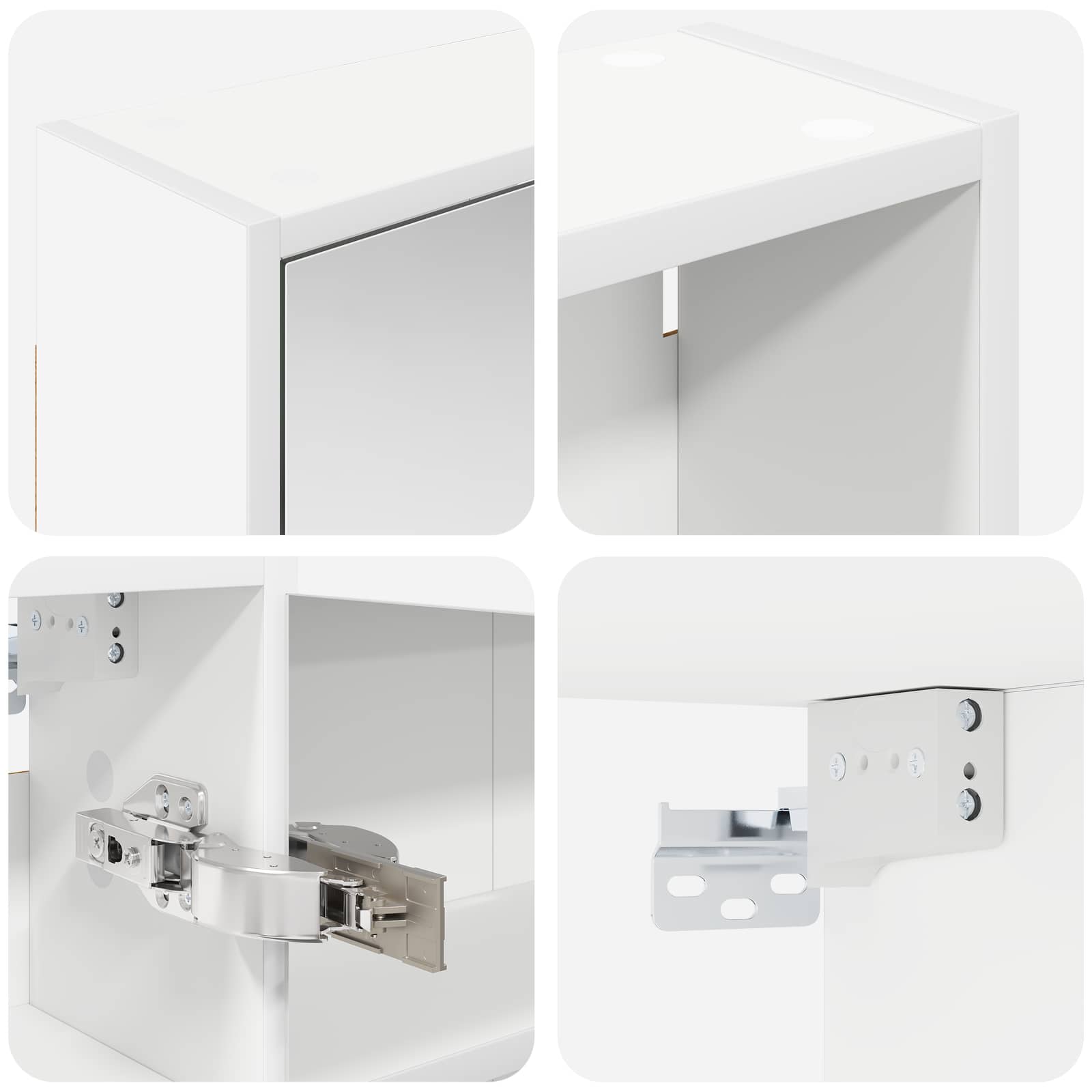 vidaXL Zestaw Szafek Łazienkowych 3 pcs 116 x 16 x 62,5 cm