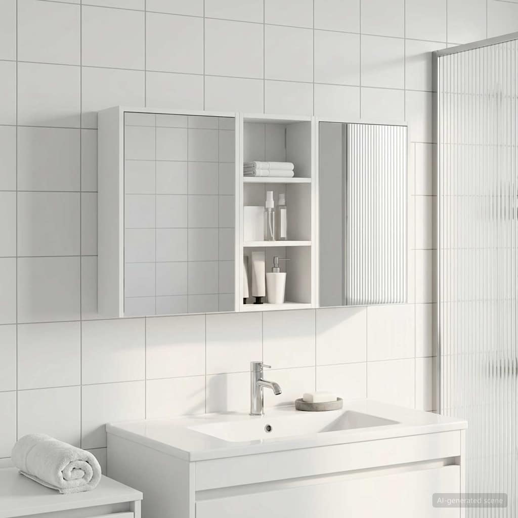 vidaXL Zestaw Szafek Łazienkowych 3 pcs 116 x 16 x 62,5 cm