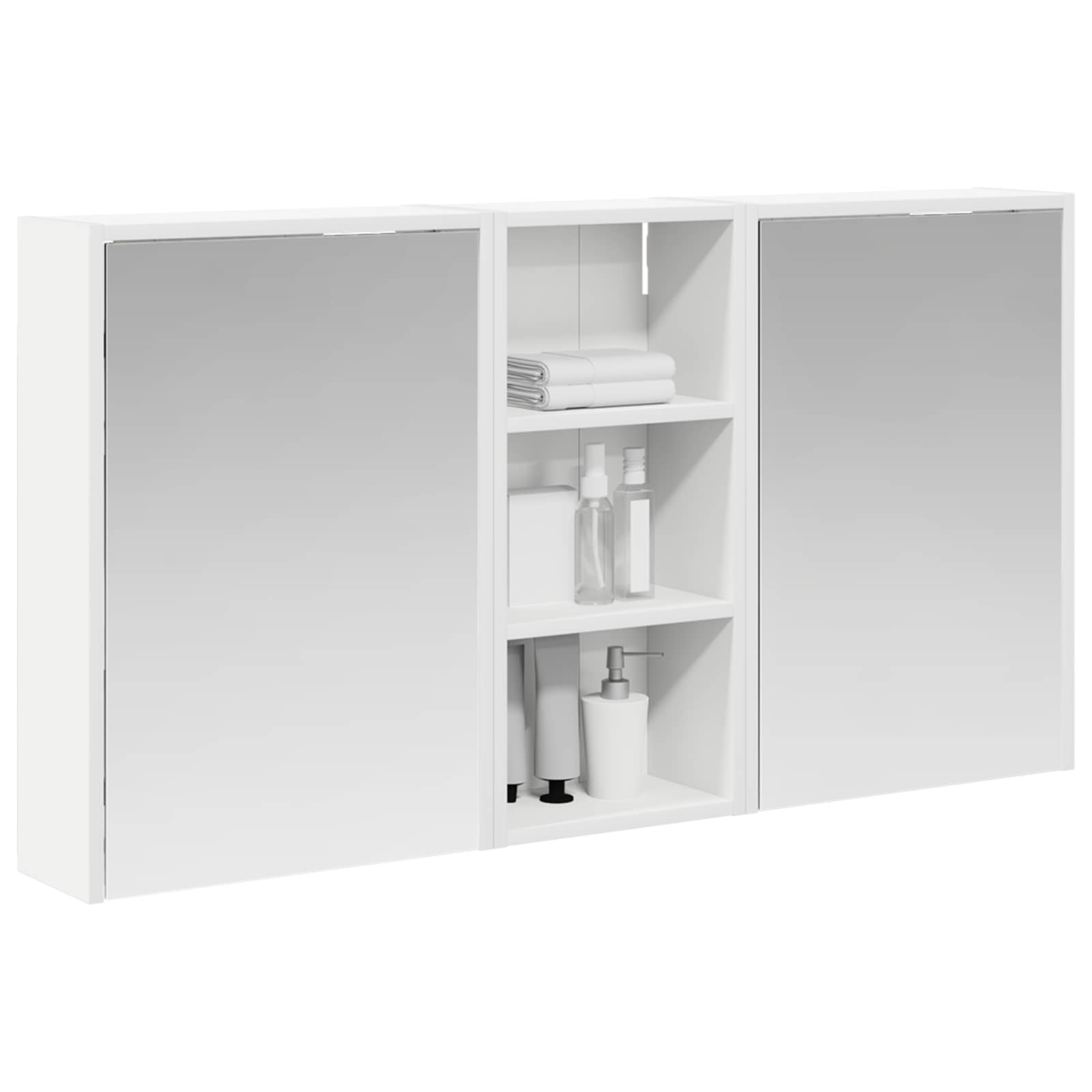vidaXL Zestaw Szafek Łazienkowych 3 pcs 116 x 16 x 62,5 cm