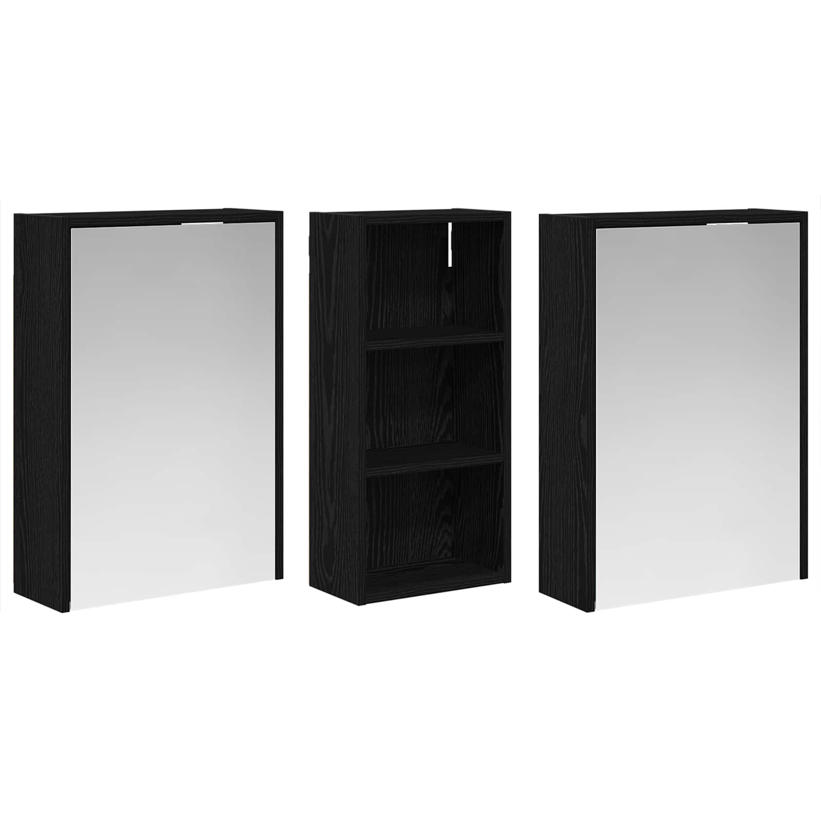 vidaXL Zestaw Szafek Łazienkowych 3 pcs 116 x 16 x 62,5 cm