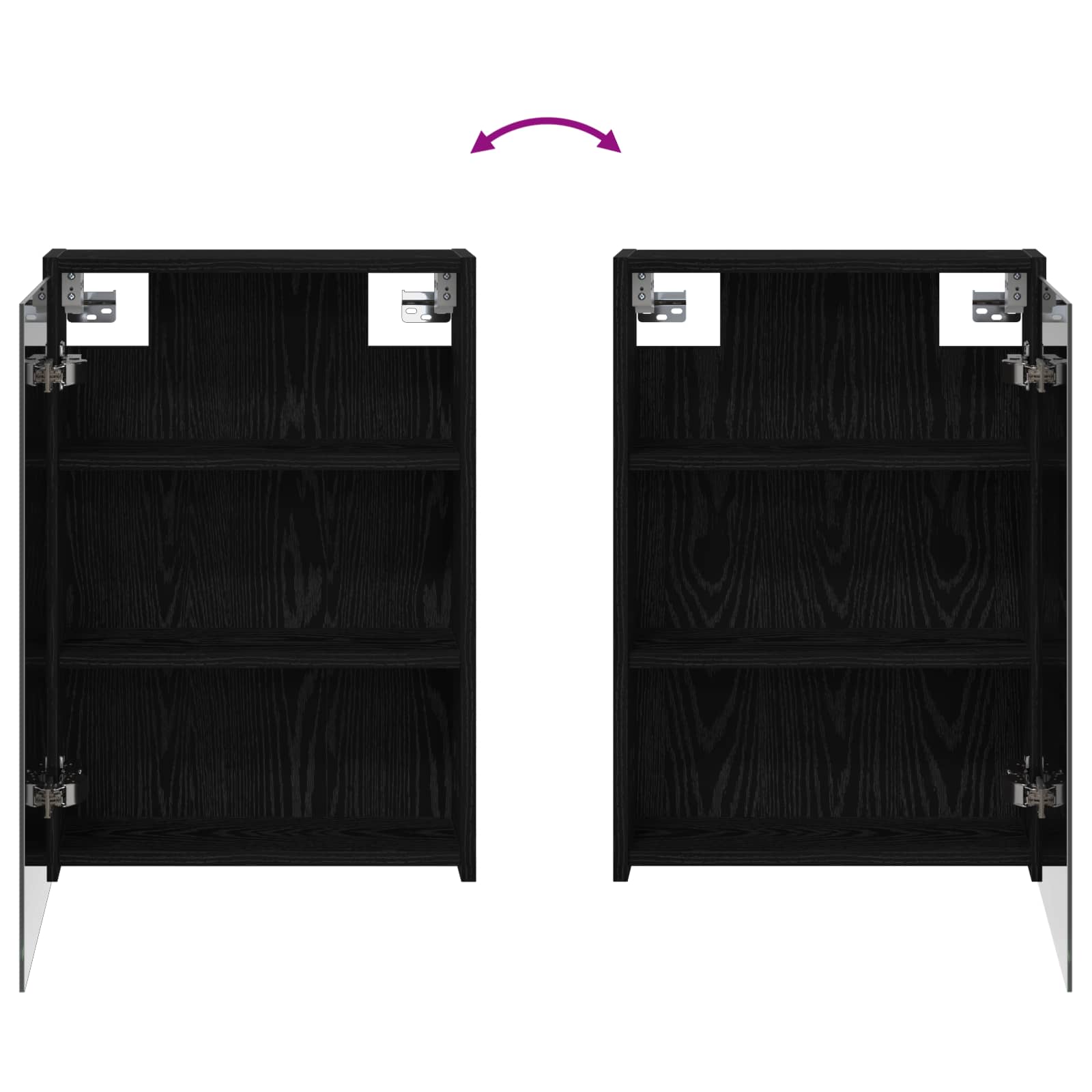 vidaXL Zestaw Szafek Łazienkowych 3 pcs 116 x 16 x 62,5 cm