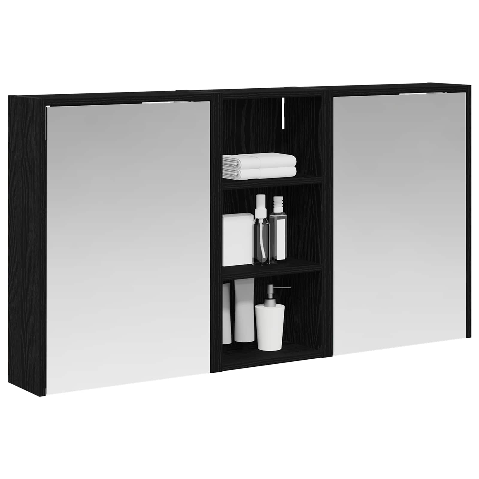vidaXL Zestaw Szafek Łazienkowych 3 pcs 116 x 16 x 62,5 cm