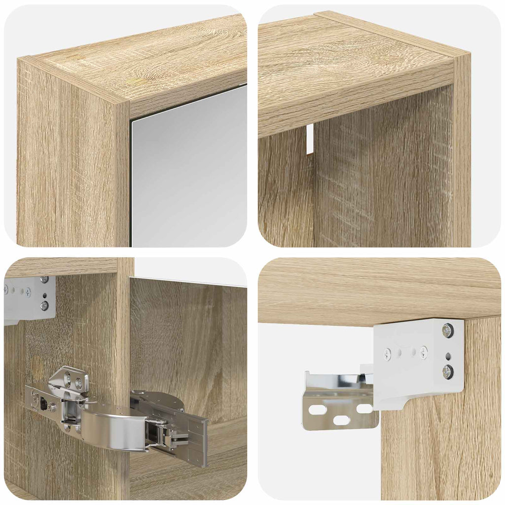 vidaXL Zestaw Szafek Łazienkowych 3 pcs 116 x 16 x 62,5 cm