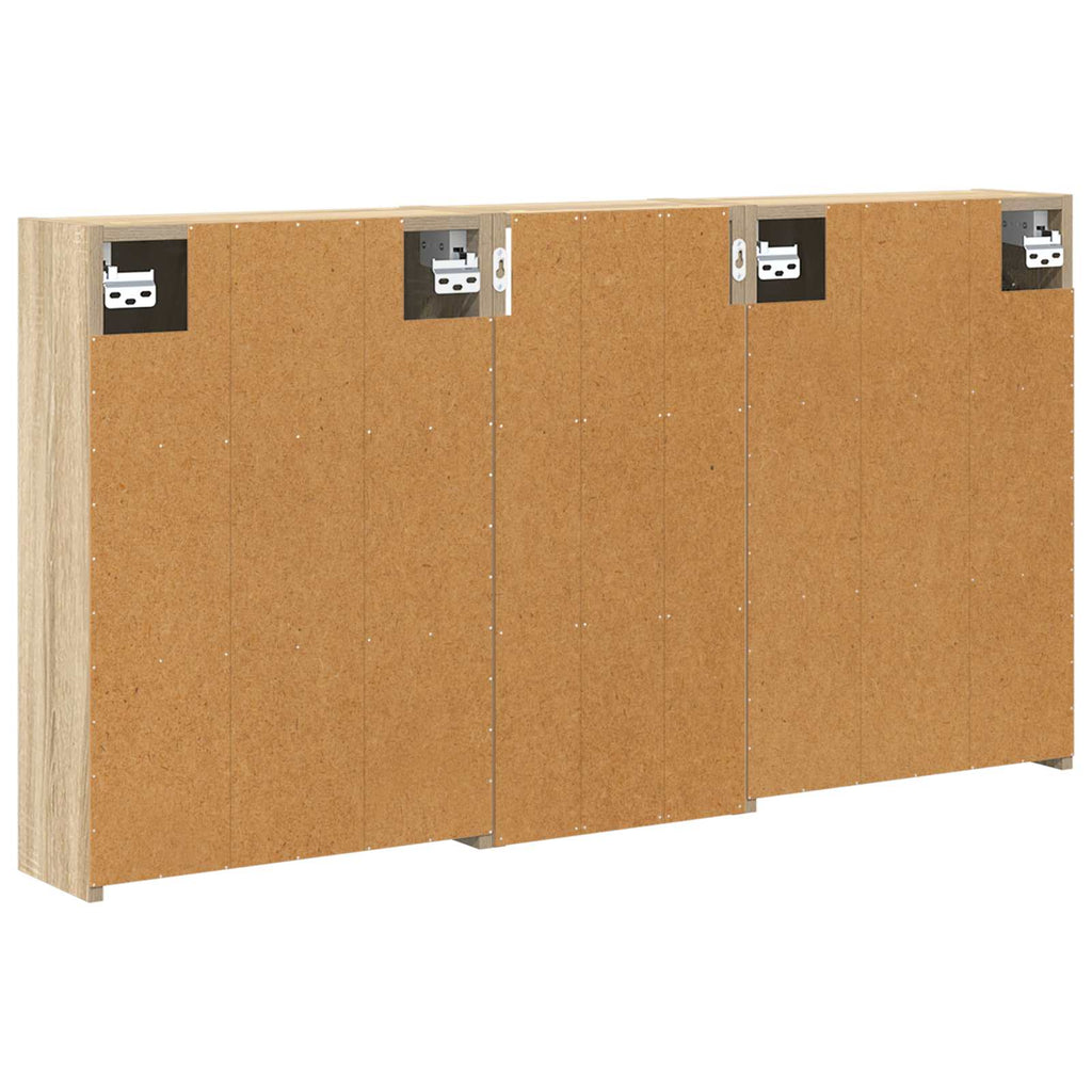 vidaXL Zestaw Szafek Łazienkowych 3 pcs 116 x 16 x 62,5 cm