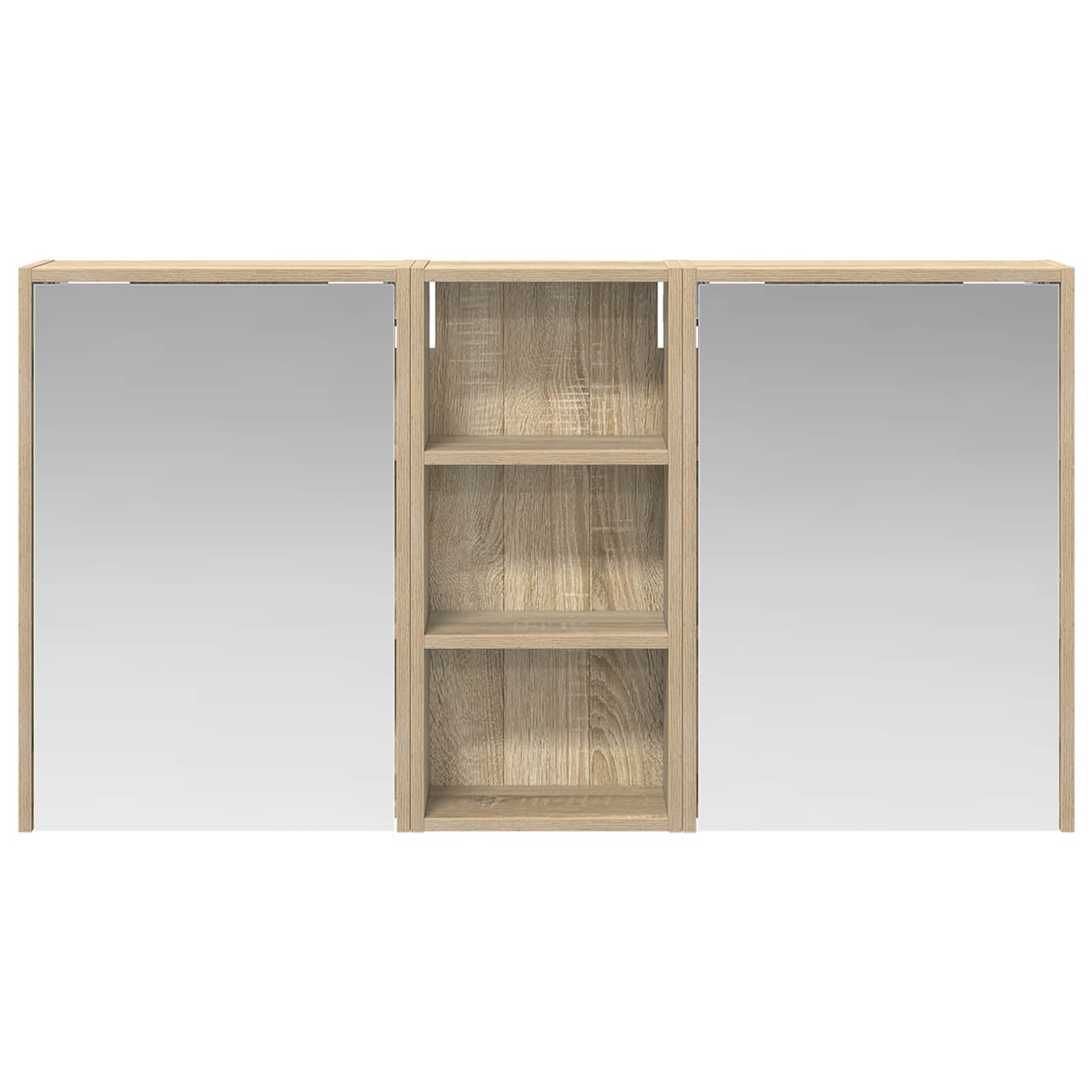 vidaXL Zestaw Szafek Łazienkowych 3 pcs 116 x 16 x 62,5 cm
