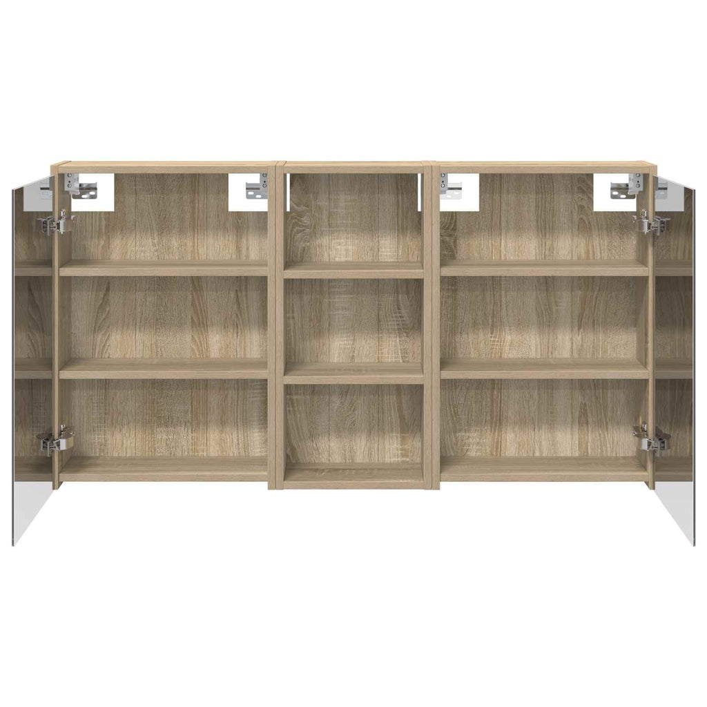 vidaXL Zestaw Szafek Łazienkowych 3 pcs 116 x 16 x 62,5 cm