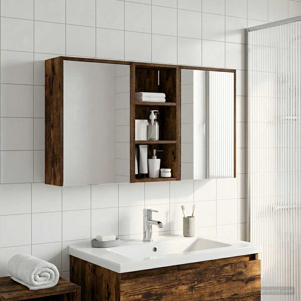 vidaXL Zestaw Szafek Łazienkowych 3 pcs 116 x 16 x 62,5 cm