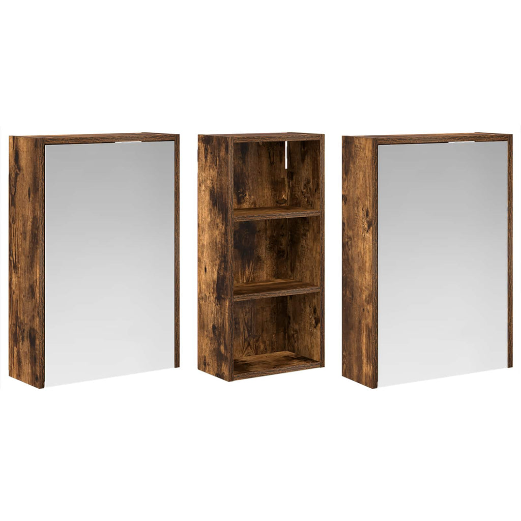 vidaXL Zestaw Szafek Łazienkowych 3 pcs 116 x 16 x 62,5 cm