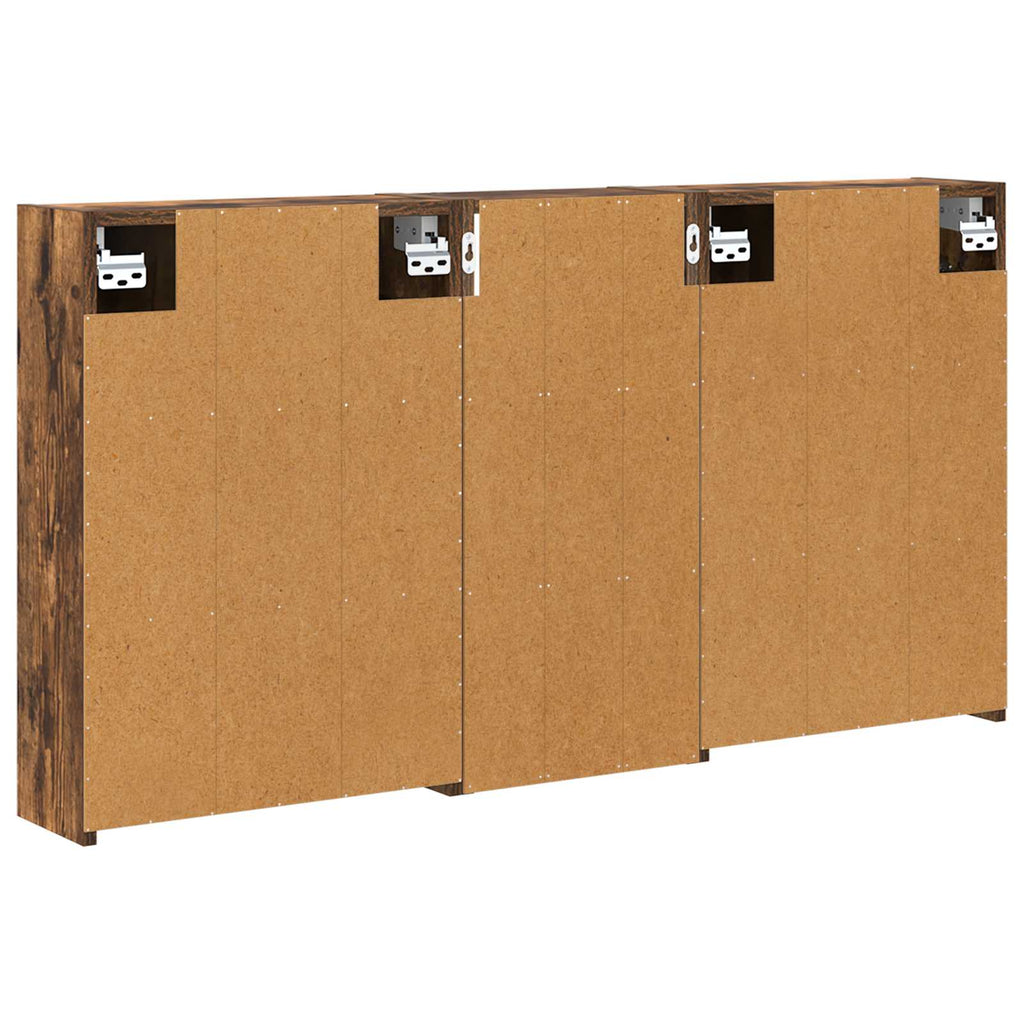 vidaXL Zestaw Szafek Łazienkowych 3 pcs 116 x 16 x 62,5 cm