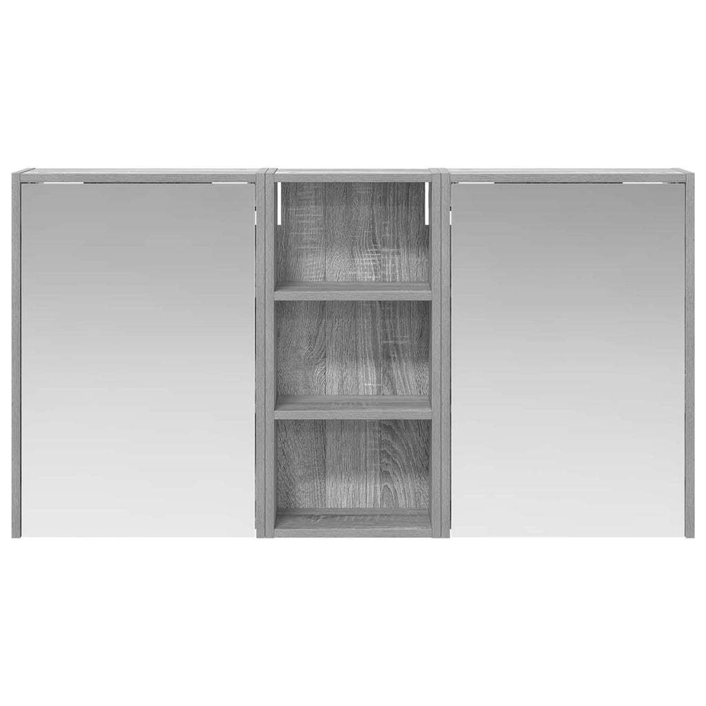 vidaXL Zestaw Szafek Łazienkowych 3 pcs 116 x 16 x 62,5 cm