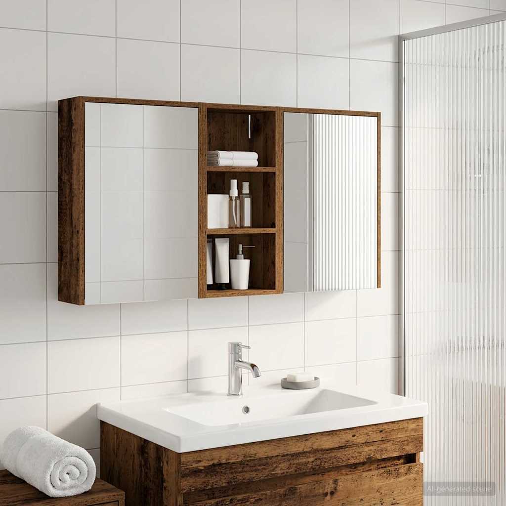 vidaXL Zestaw Szafek Łazienkowych 3 pcs 116 x 16 x 62,5 cm