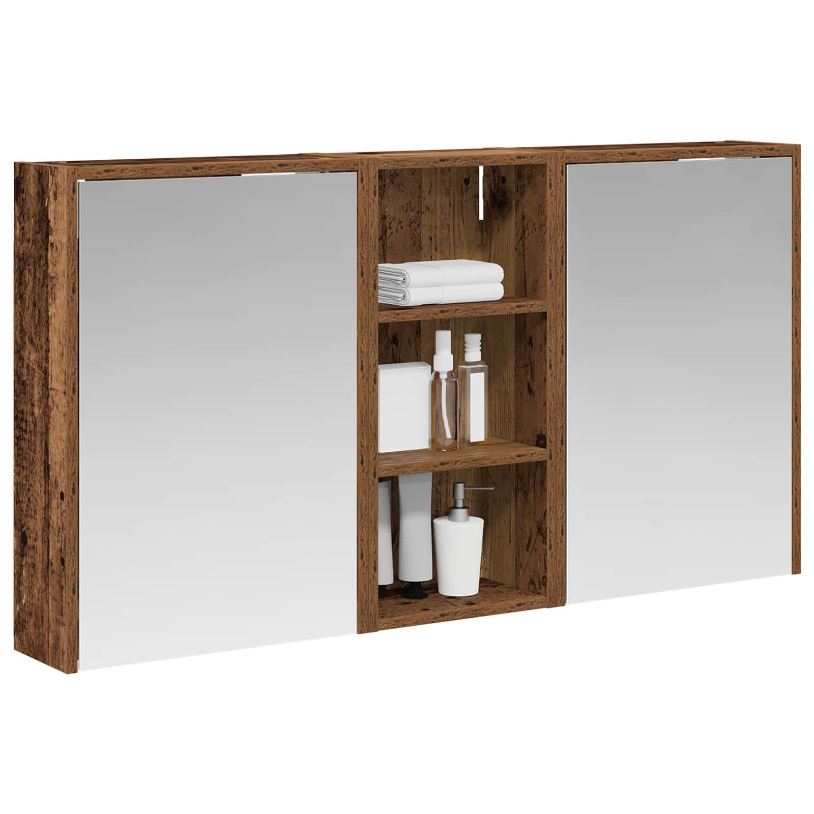 vidaXL Zestaw Szafek Łazienkowych 3 pcs 116 x 16 x 62,5 cm