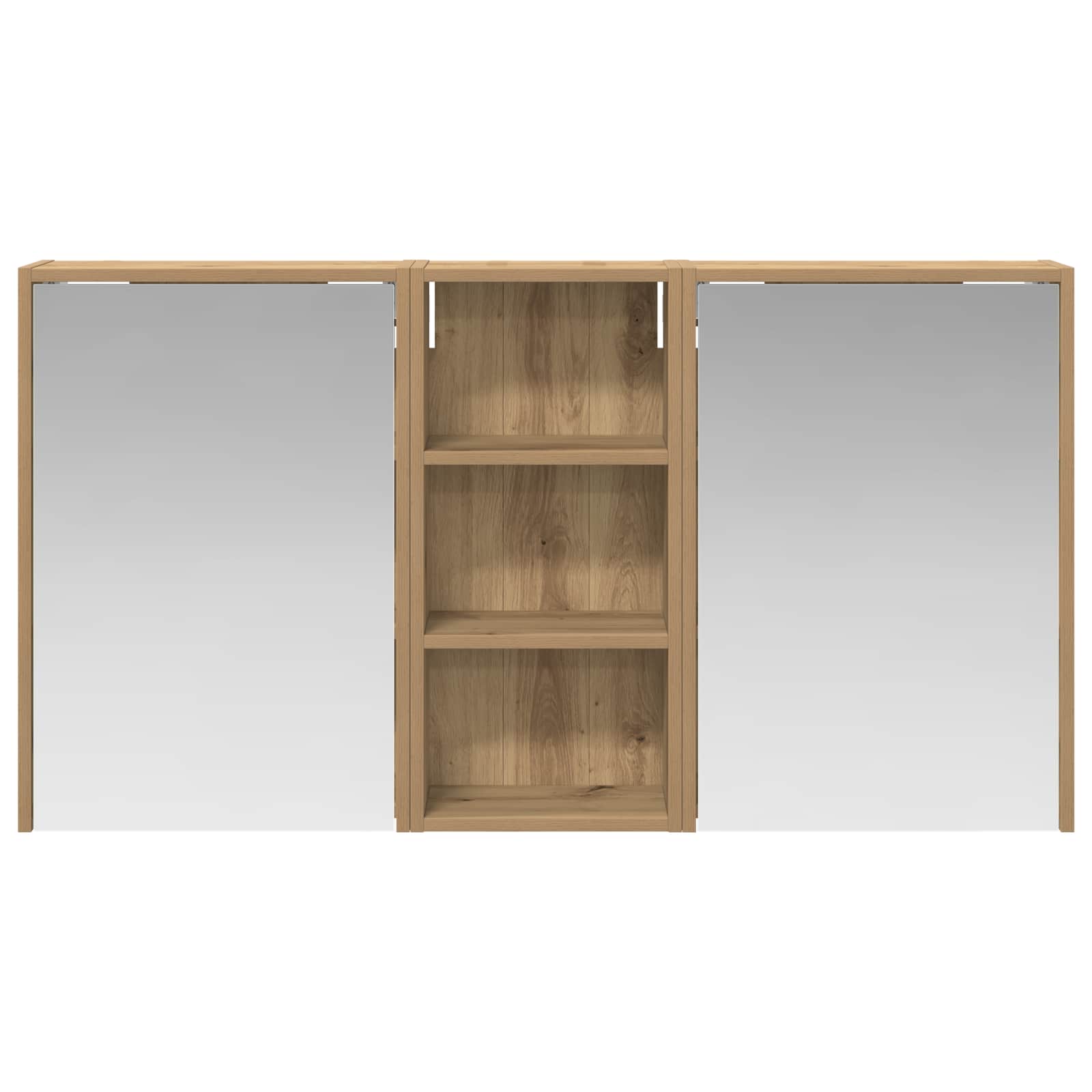vidaXL Zestaw Szafek Łazienkowych 3 pcs 116 x 16 x 62,5 cm