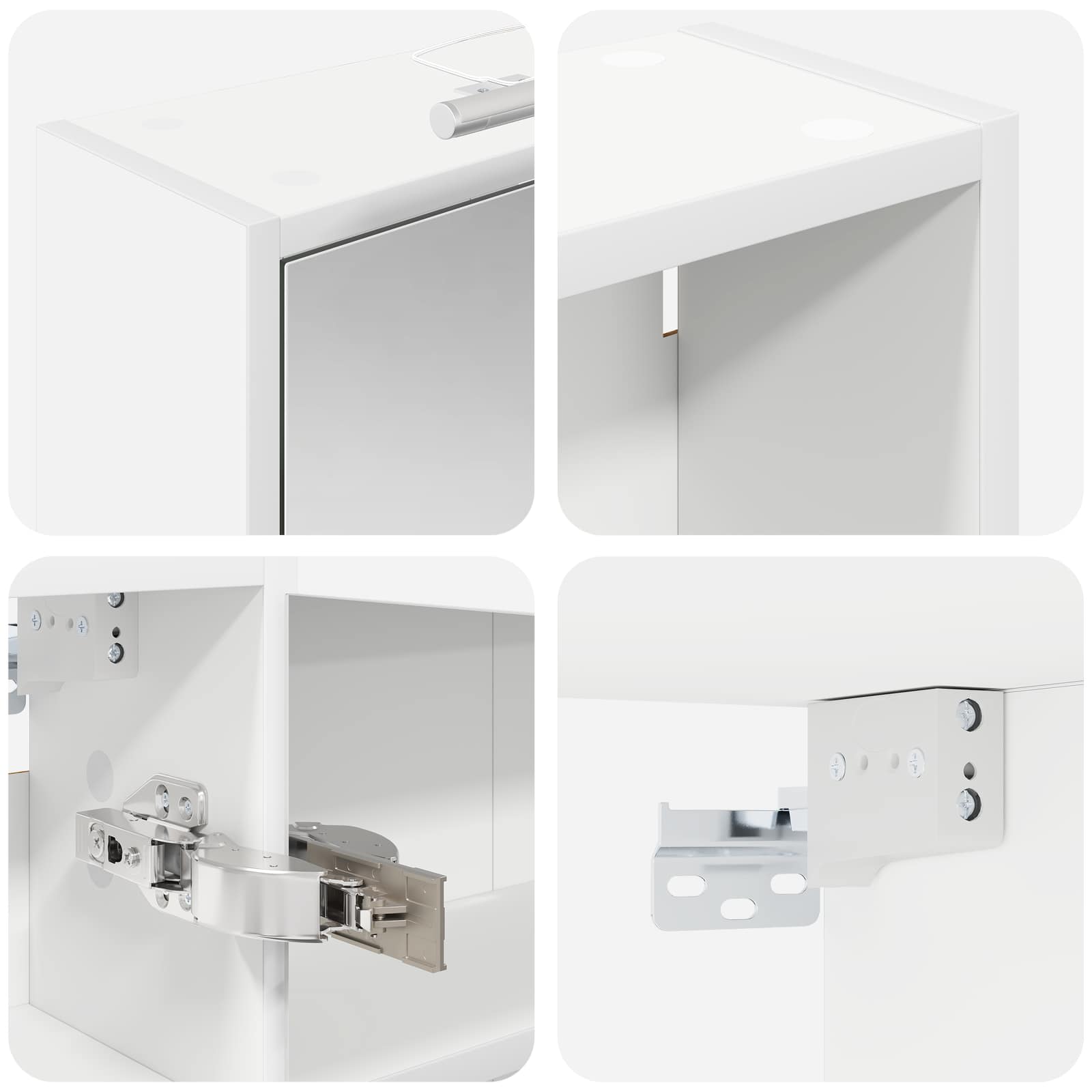 vidaXL Zestaw Szafek Łazienkowych 3 pcs 116 x 16 x 62,5 cm