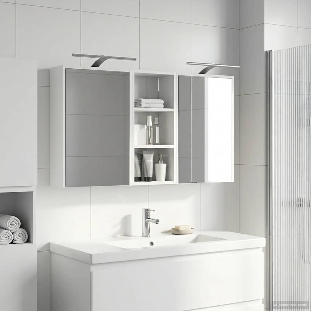 vidaXL Zestaw Szafek Łazienkowych 3 pcs 116 x 16 x 62,5 cm