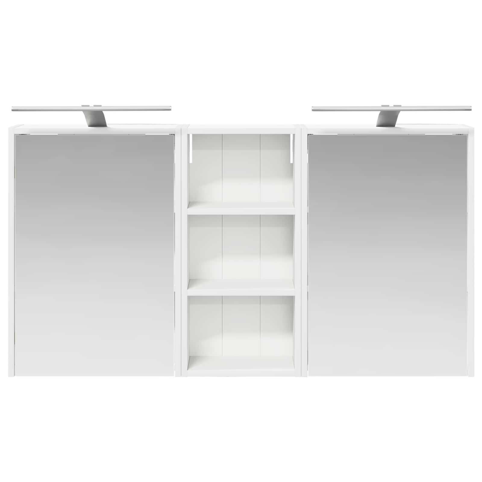 vidaXL Zestaw Szafek Łazienkowych 3 pcs 116 x 16 x 62,5 cm