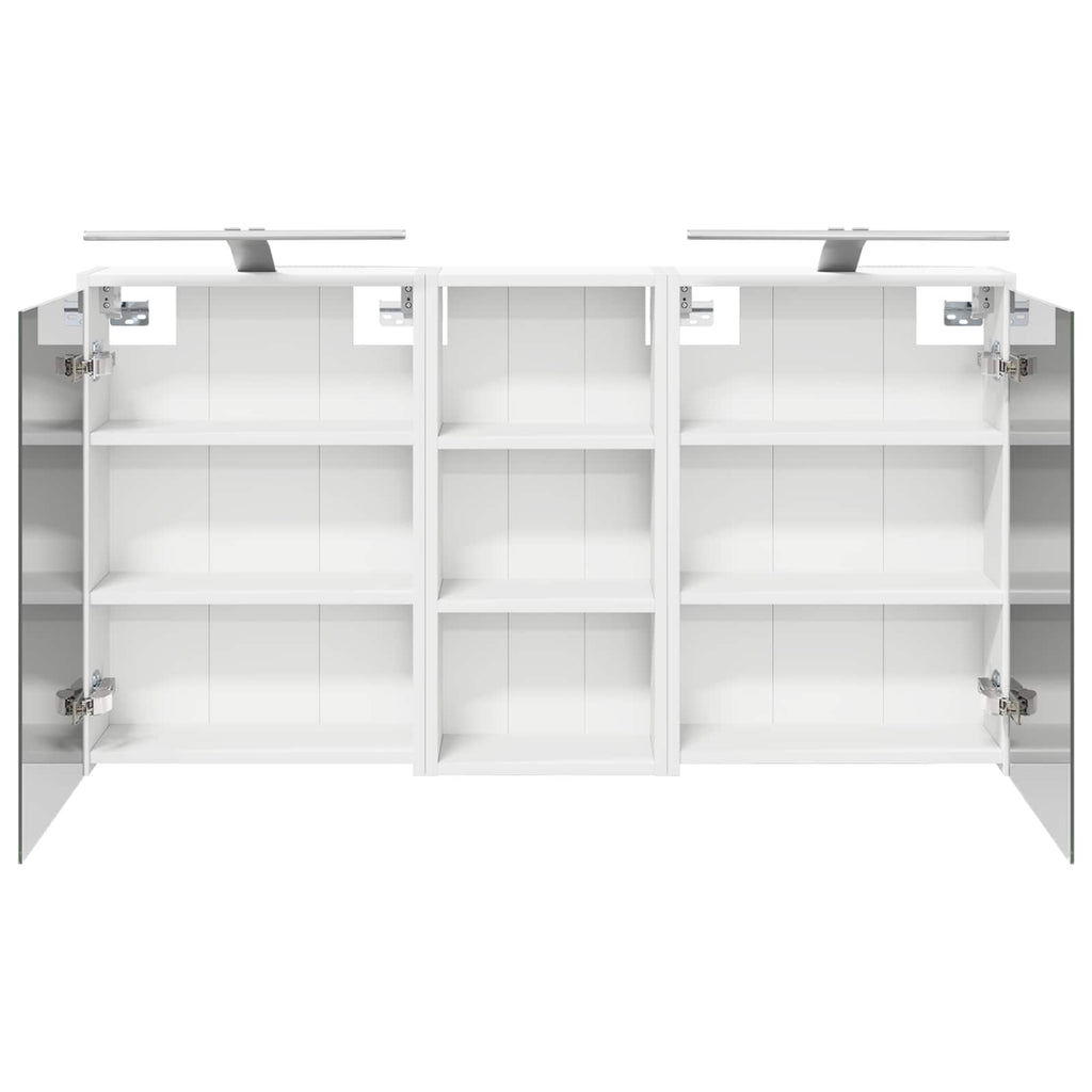 vidaXL Zestaw Szafek Łazienkowych 3 pcs 116 x 16 x 62,5 cm