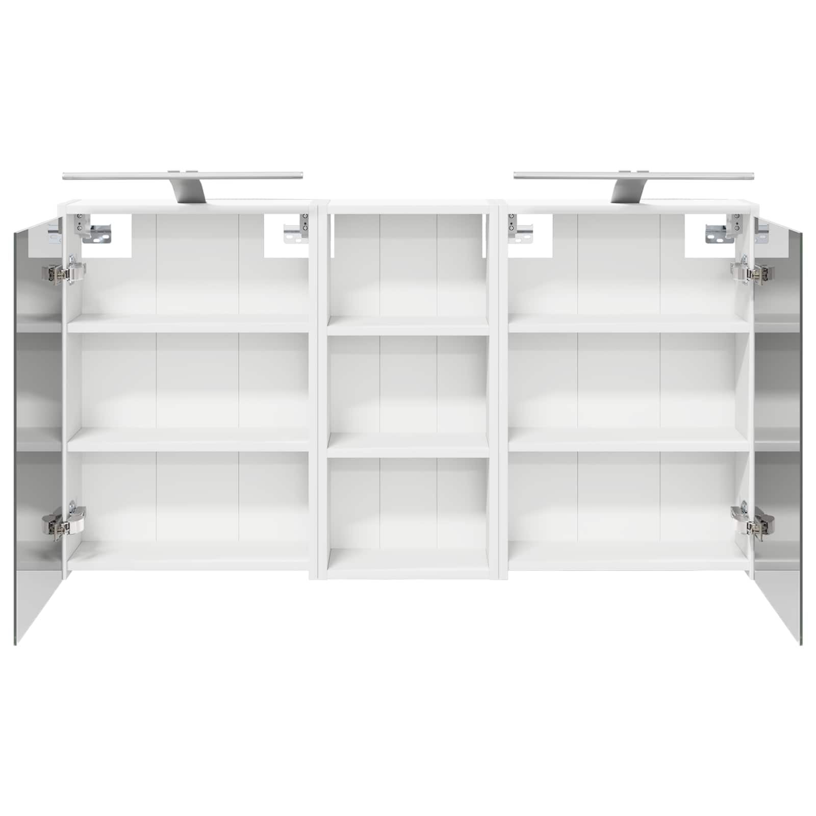 vidaXL Zestaw Szafek Łazienkowych 3 pcs 116 x 16 x 62,5 cm