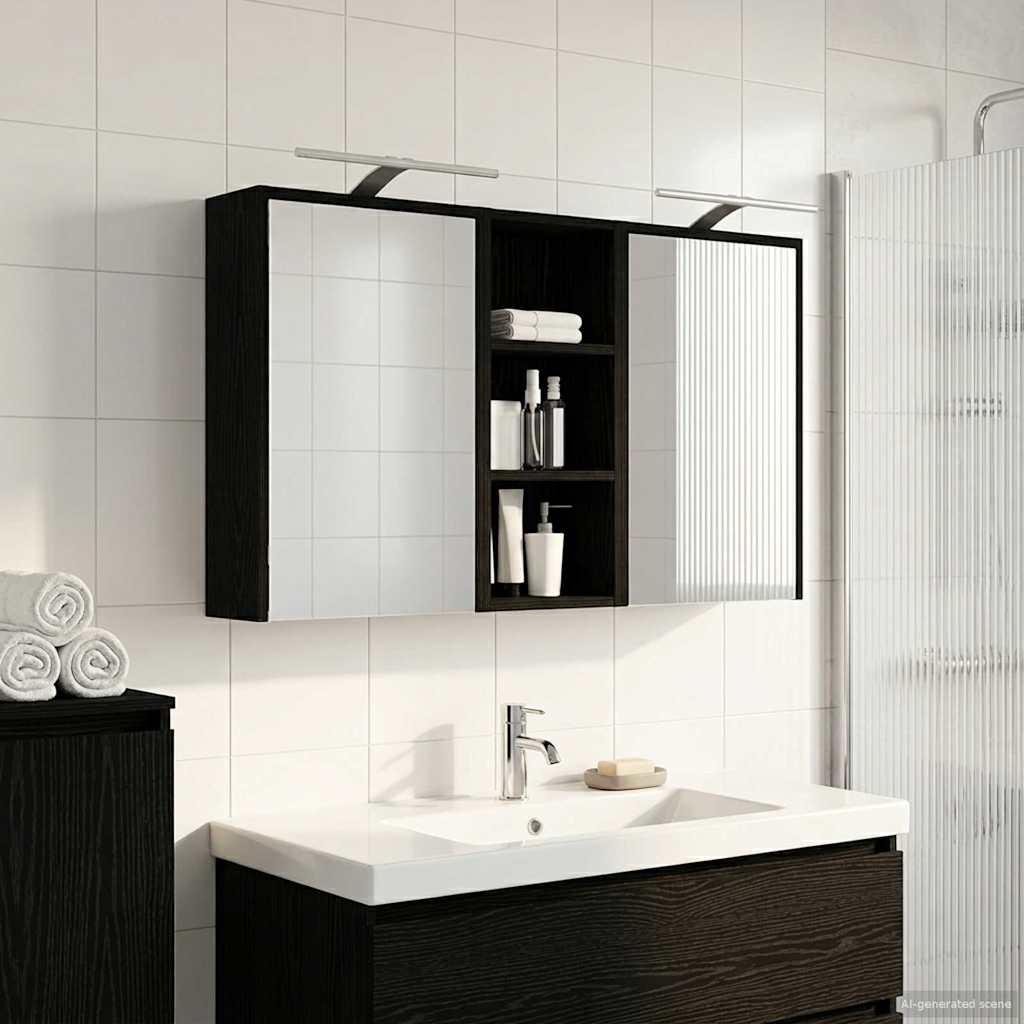 vidaXL Zestaw Szafek Łazienkowych 3 pcs 116 x 16 x 62,5 cm