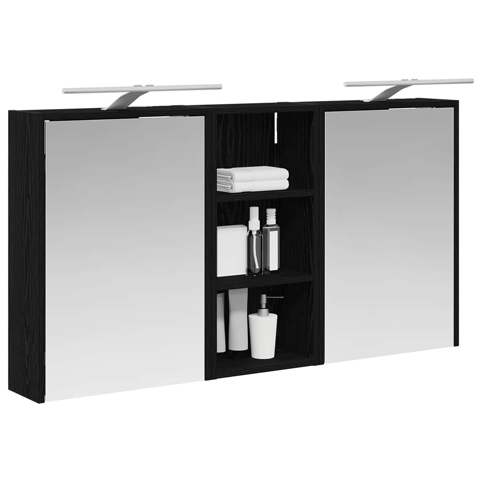 vidaXL Zestaw Szafek Łazienkowych 3 pcs 116 x 16 x 62,5 cm