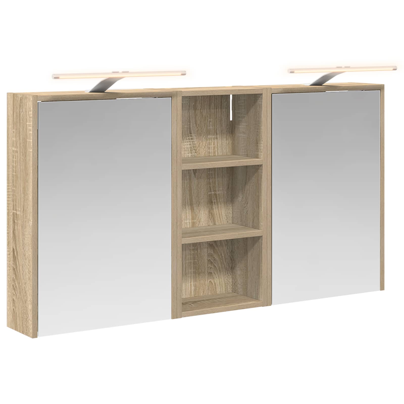vidaXL Zestaw Szafek Łazienkowych 3 pcs 116 x 16 x 62,5 cm
