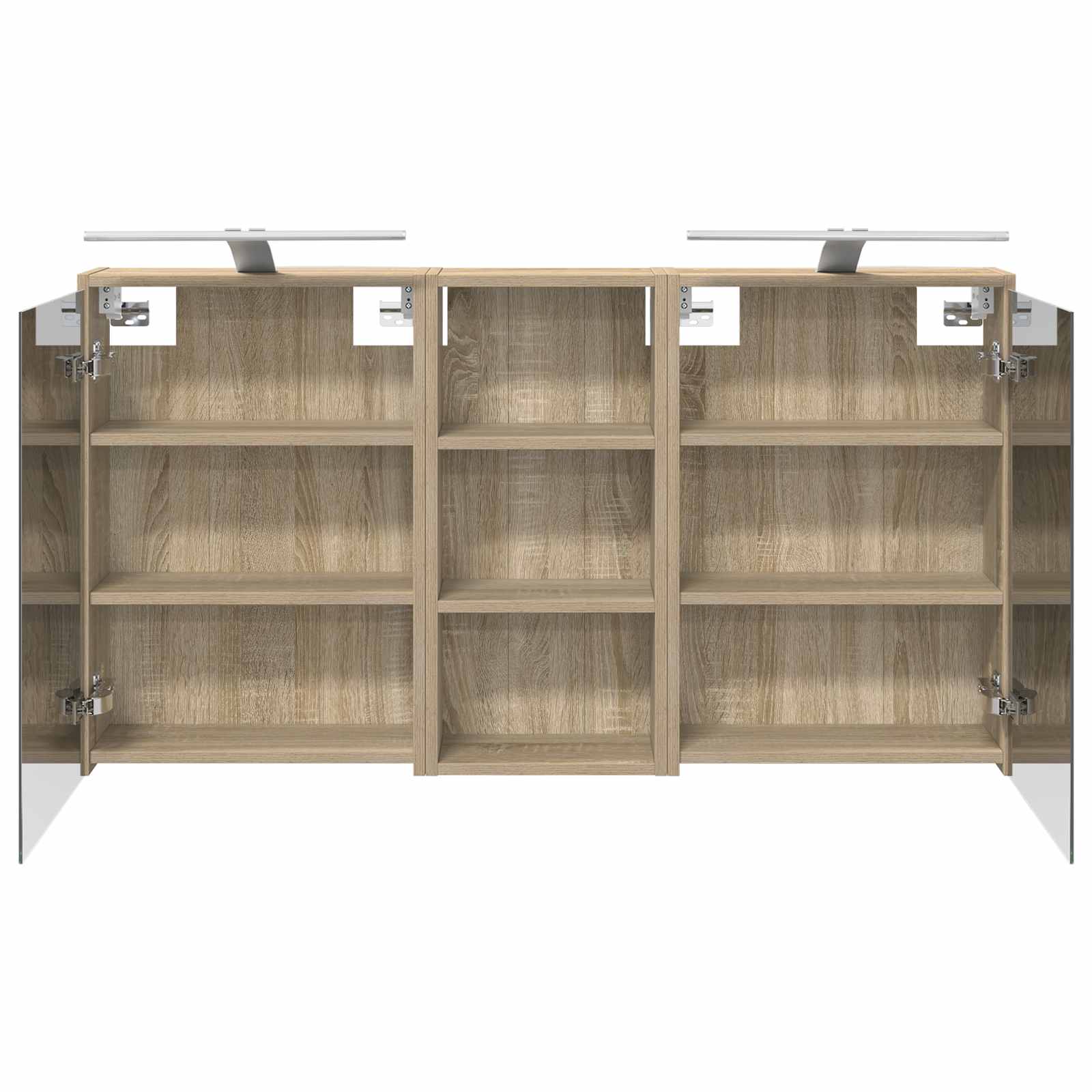 vidaXL Zestaw Szafek Łazienkowych 3 pcs 116 x 16 x 62,5 cm