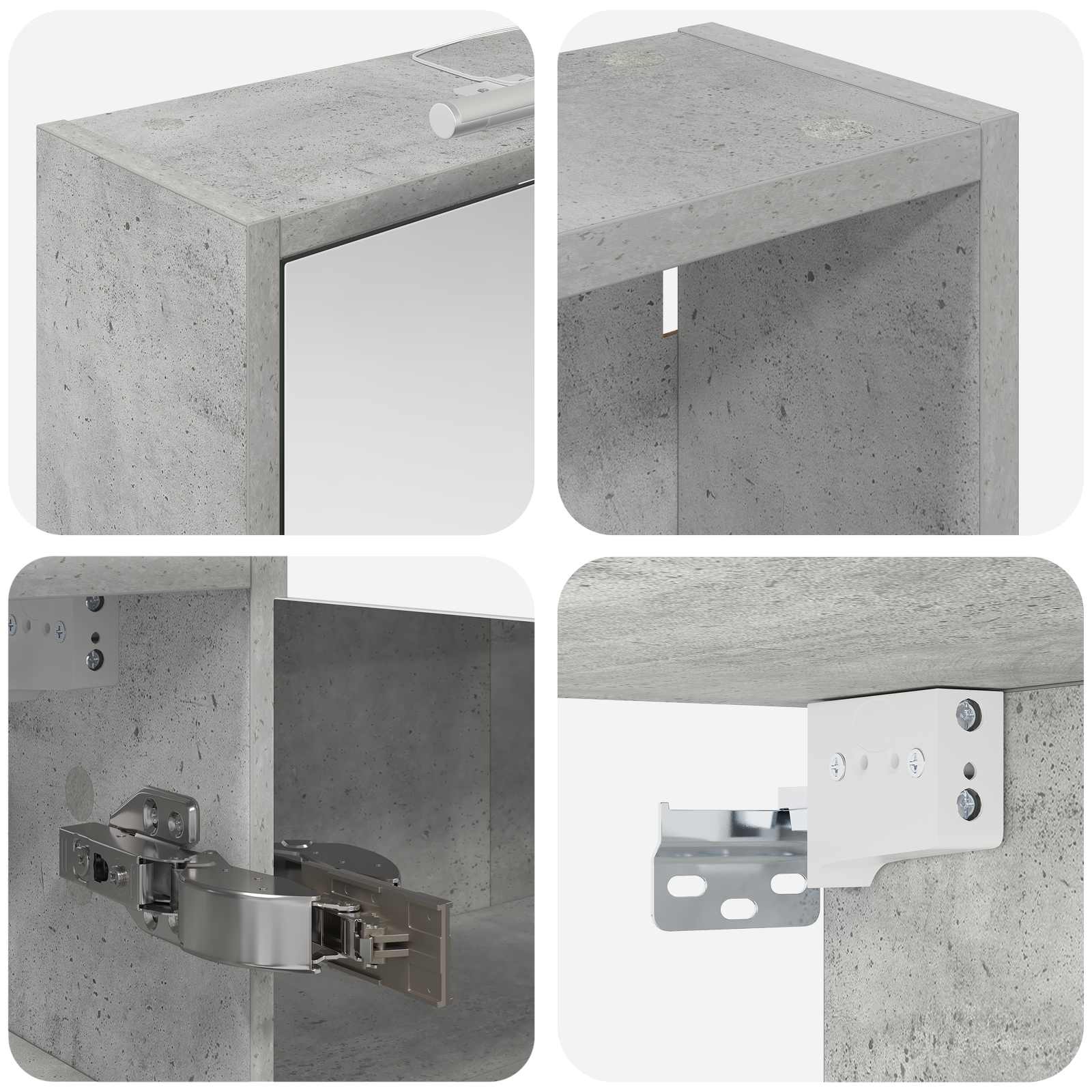 vidaXL Zestaw Szafek Łazienkowych 3 pcs 116 x 16 x 62,5 cm