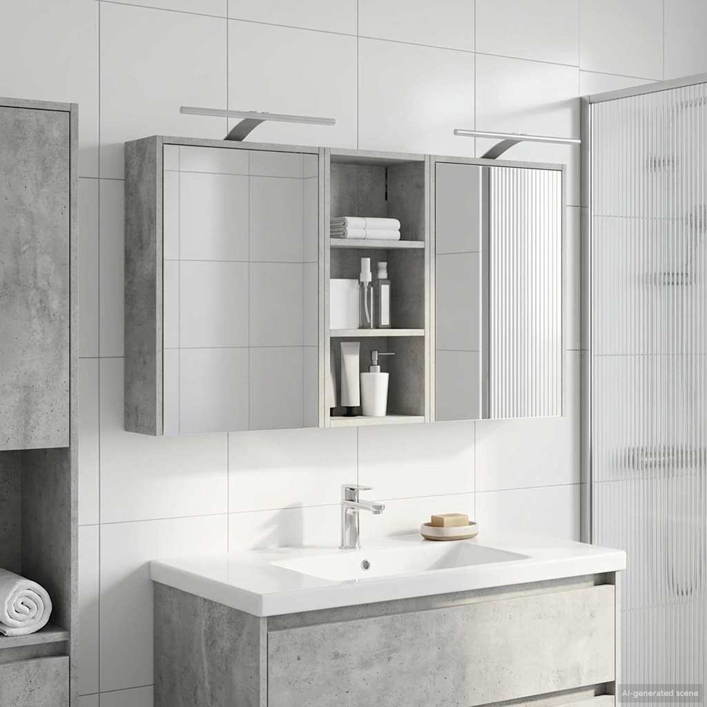 vidaXL Zestaw Szafek Łazienkowych 3 pcs 116 x 16 x 62,5 cm