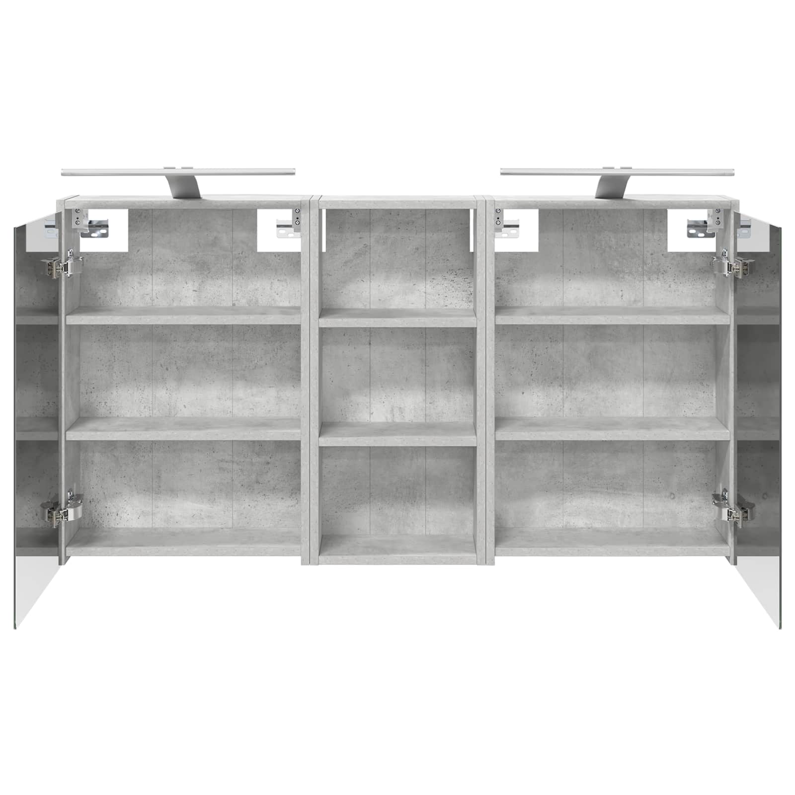 vidaXL Zestaw Szafek Łazienkowych 3 pcs 116 x 16 x 62,5 cm