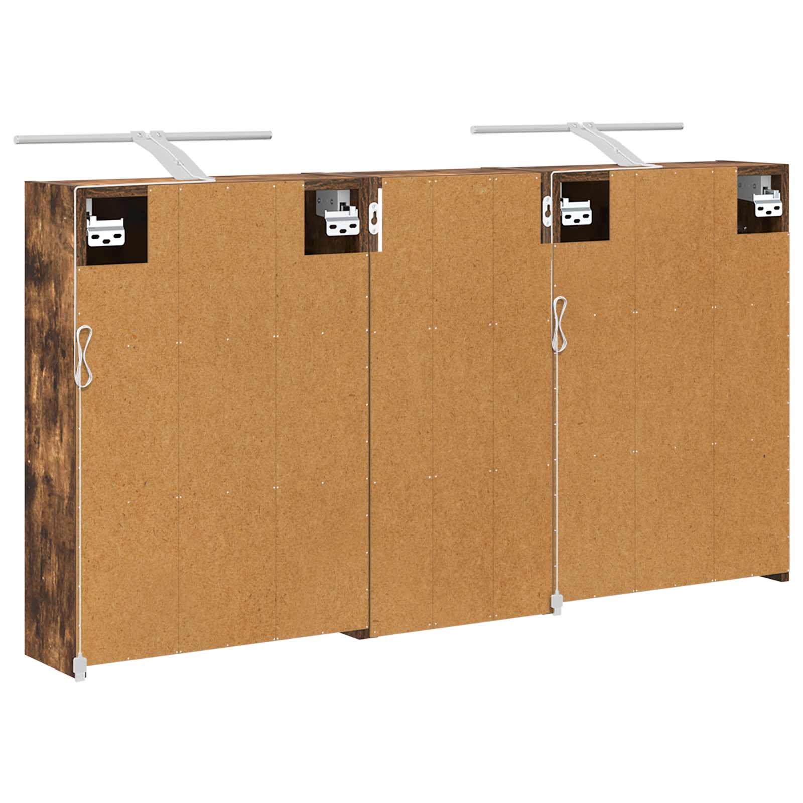vidaXL Zestaw Szafek Łazienkowych 3 pcs 116 x 16 x 62,5 cm