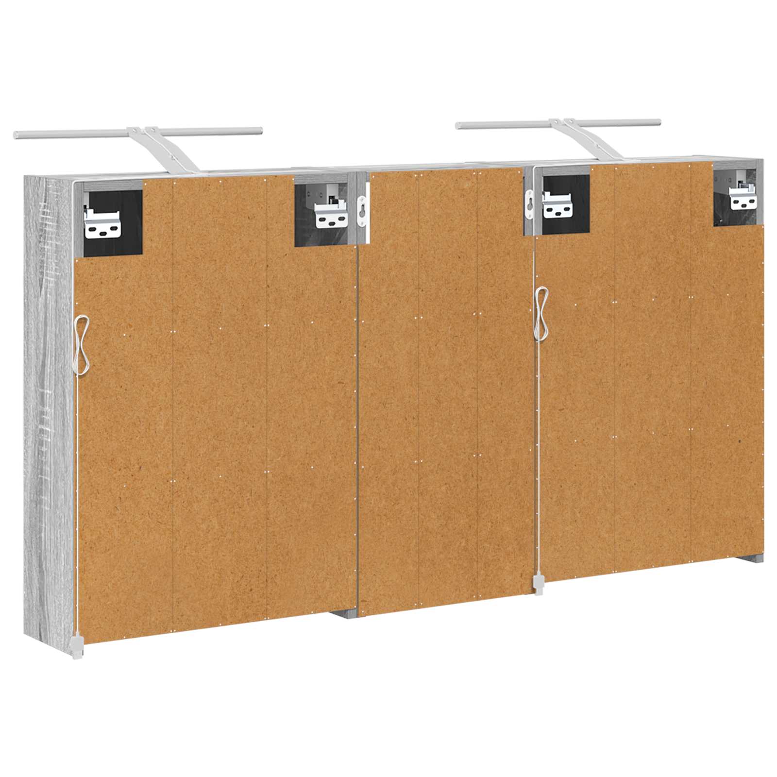 vidaXL Zestaw Szafek Łazienkowych 3 pcs 116 x 16 x 62,5 cm