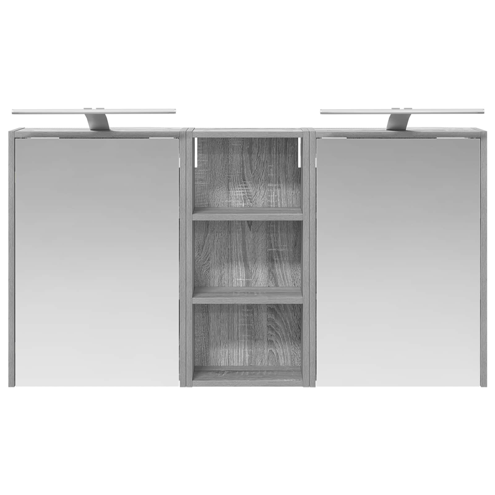 vidaXL Zestaw Szafek Łazienkowych 3 pcs 116 x 16 x 62,5 cm