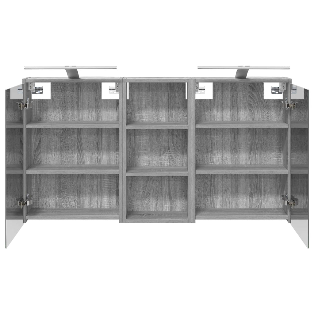 vidaXL Zestaw Szafek Łazienkowych 3 pcs 116 x 16 x 62,5 cm