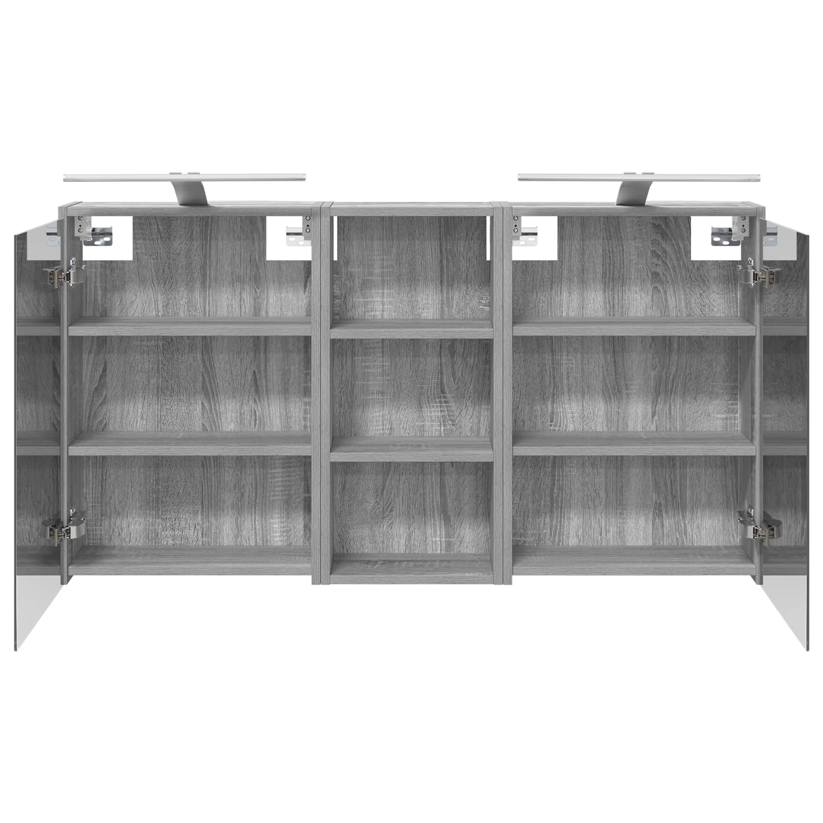vidaXL Zestaw Szafek Łazienkowych 3 pcs 116 x 16 x 62,5 cm
