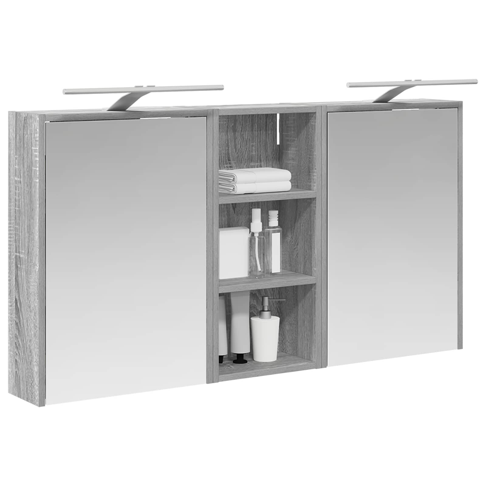 vidaXL Zestaw Szafek Łazienkowych 3 pcs 116 x 16 x 62,5 cm