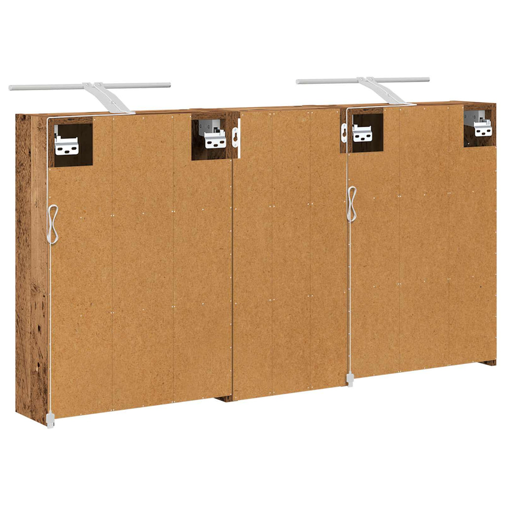 vidaXL Zestaw Szafek Łazienkowych 3 pcs 116 x 16 x 62,5 cm