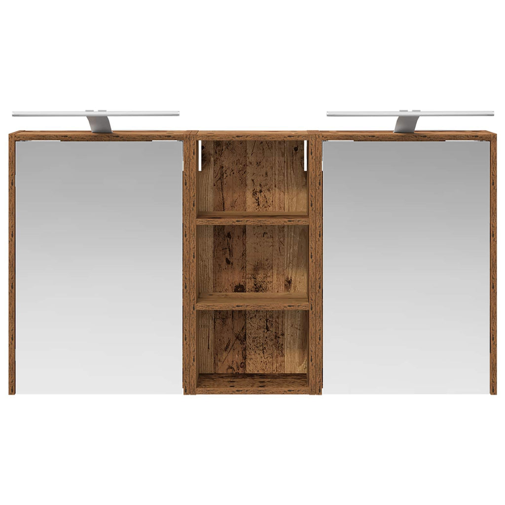 vidaXL Zestaw Szafek Łazienkowych 3 pcs 116 x 16 x 62,5 cm
