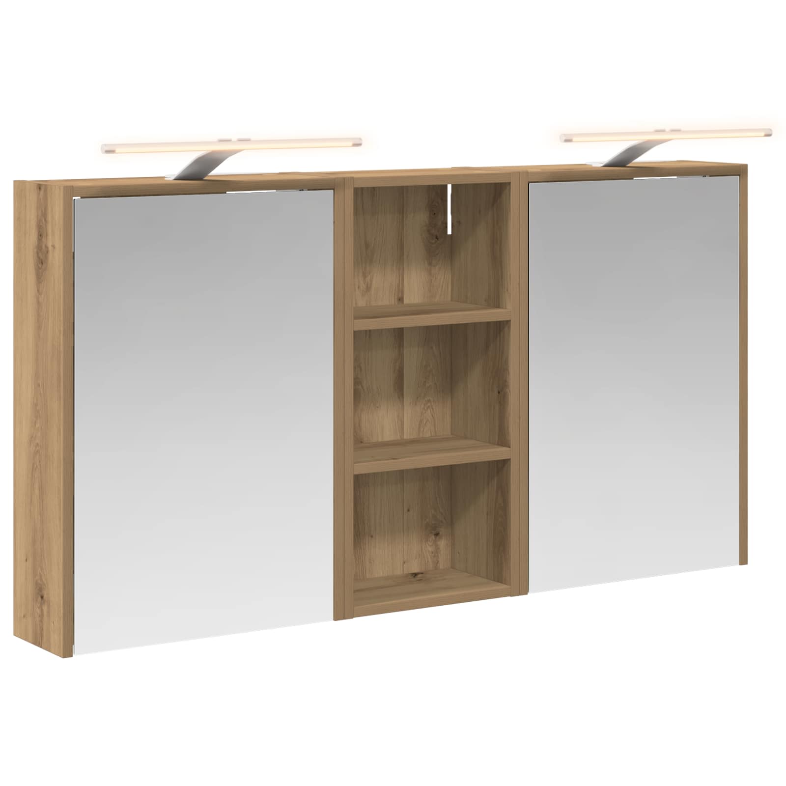 vidaXL Zestaw Szafek Łazienkowych 3 pcs 116 x 16 x 62,5 cm