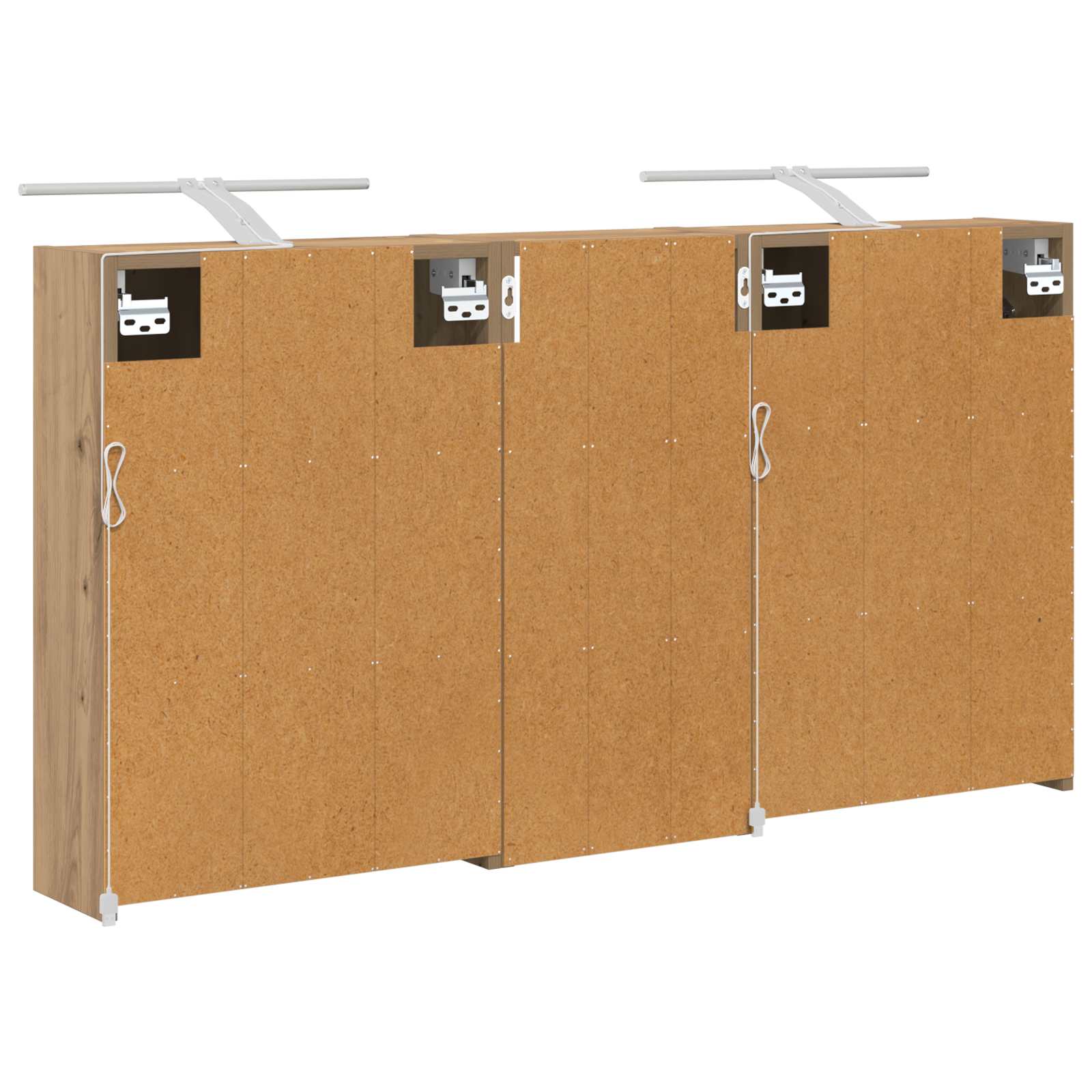 vidaXL Zestaw Szafek Łazienkowych 3 pcs 116 x 16 x 62,5 cm