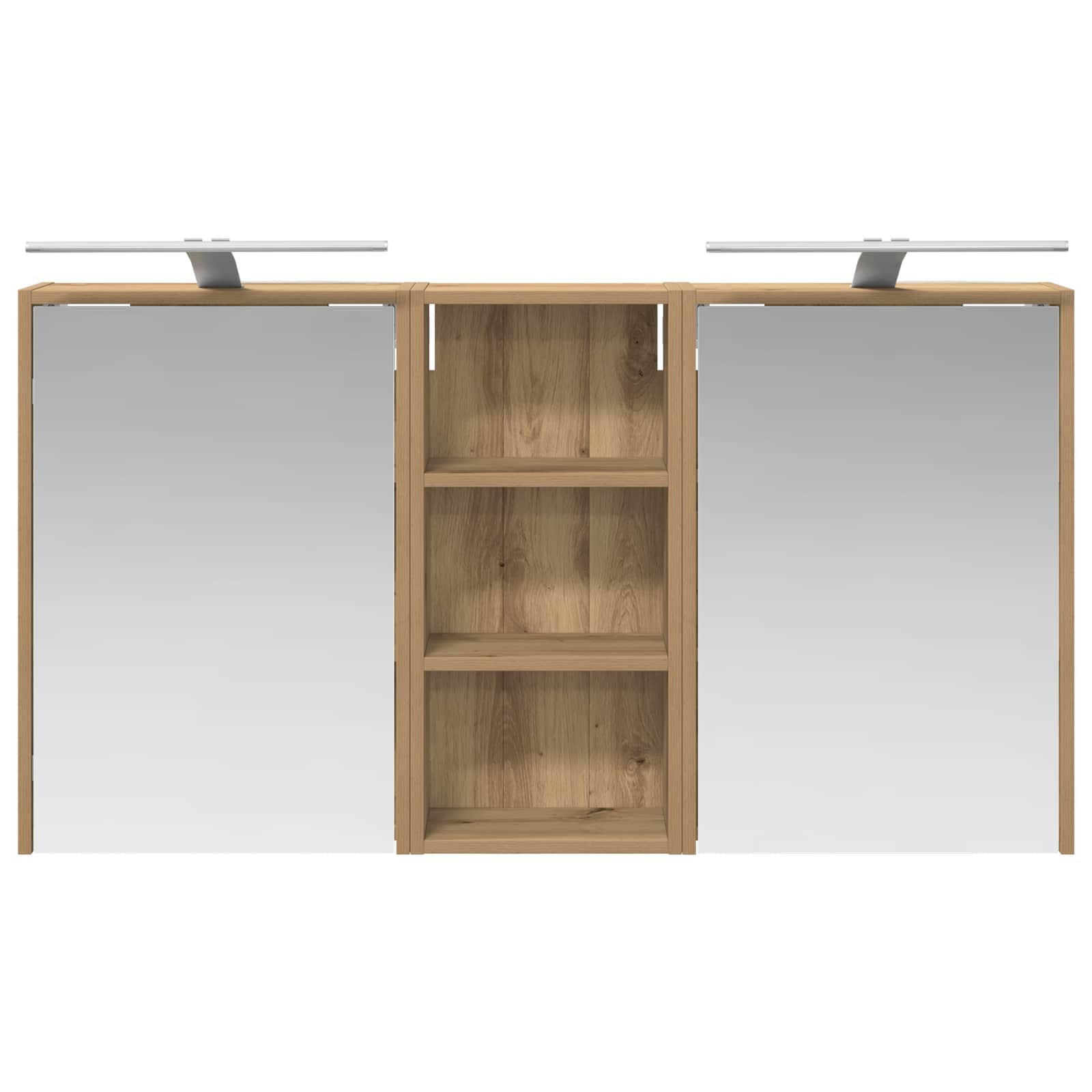 vidaXL Zestaw Szafek Łazienkowych 3 pcs 116 x 16 x 62,5 cm