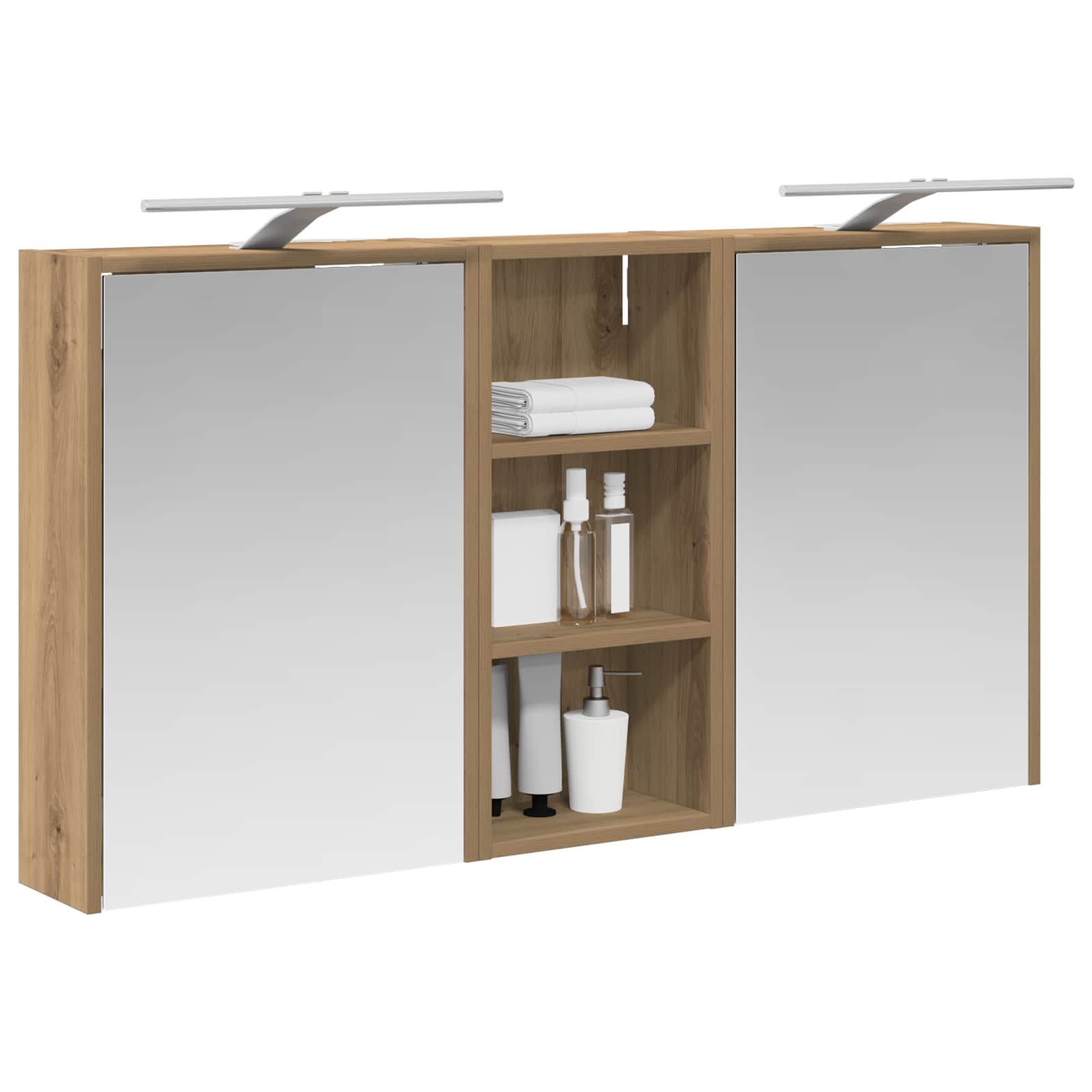 vidaXL Zestaw Szafek Łazienkowych 3 pcs 116 x 16 x 62,5 cm