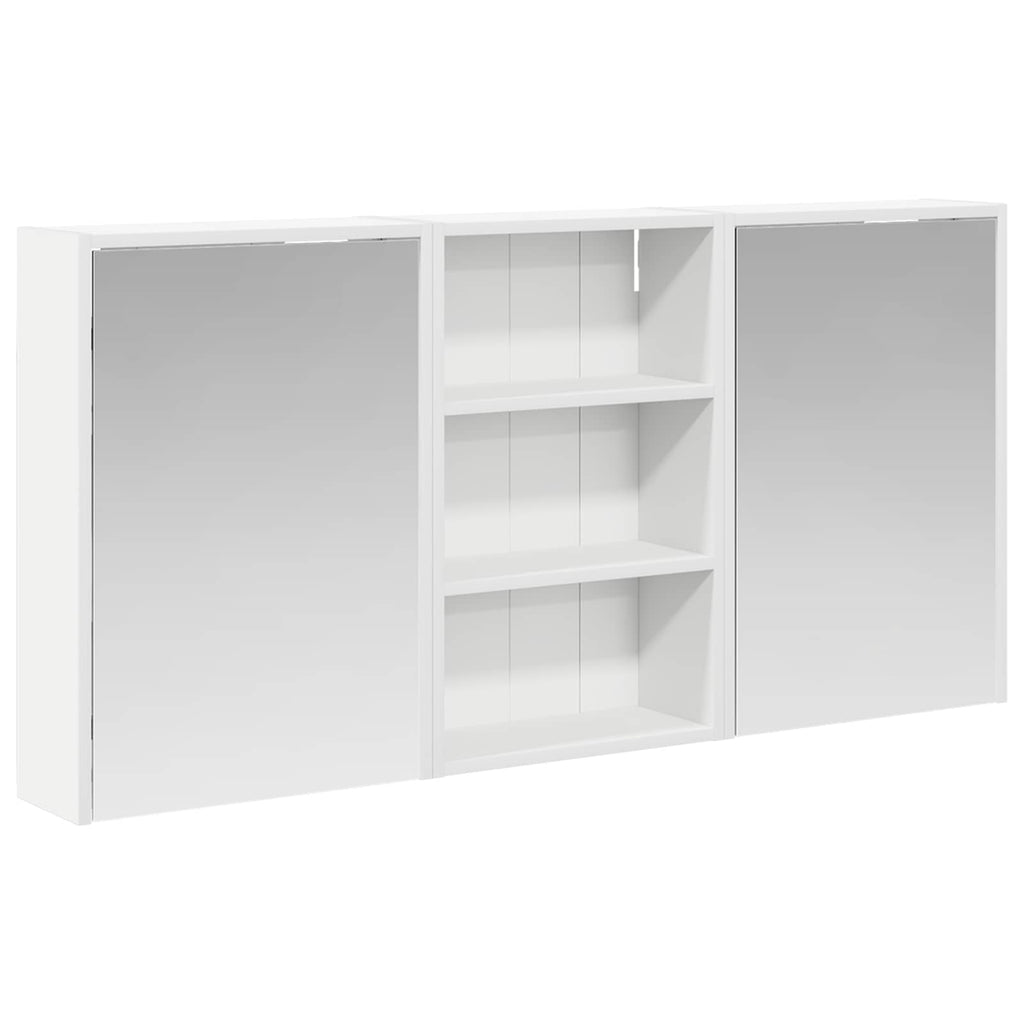 vidaXL Zestaw Szafek Łazienkowych z półką 3 pcs 126 x 16 x 62.5 cm