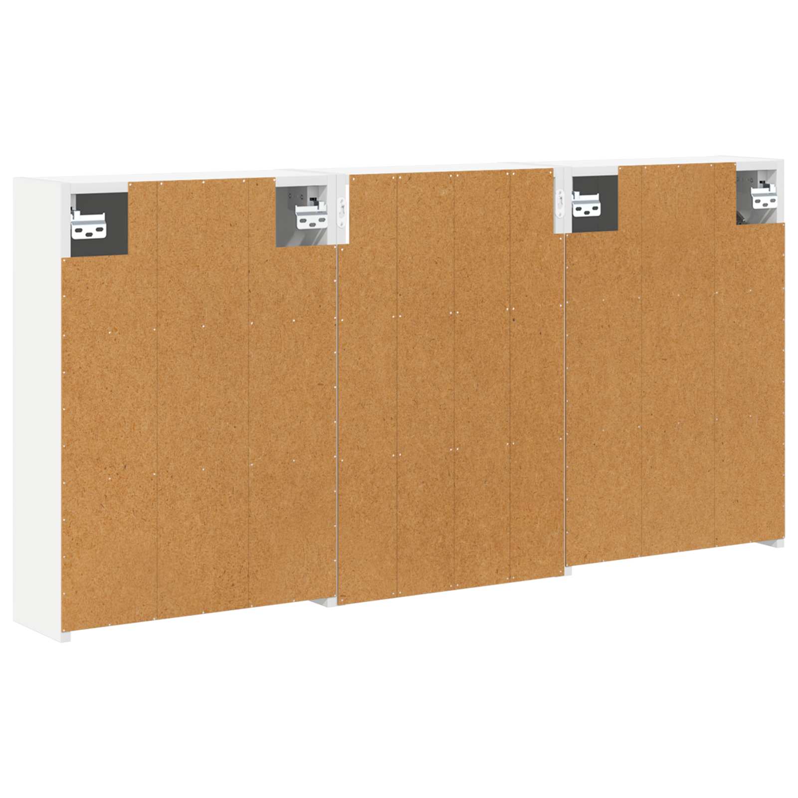 vidaXL Zestaw Szafek Łazienkowych z półką 3 pcs 126 x 16 x 62.5 cm
