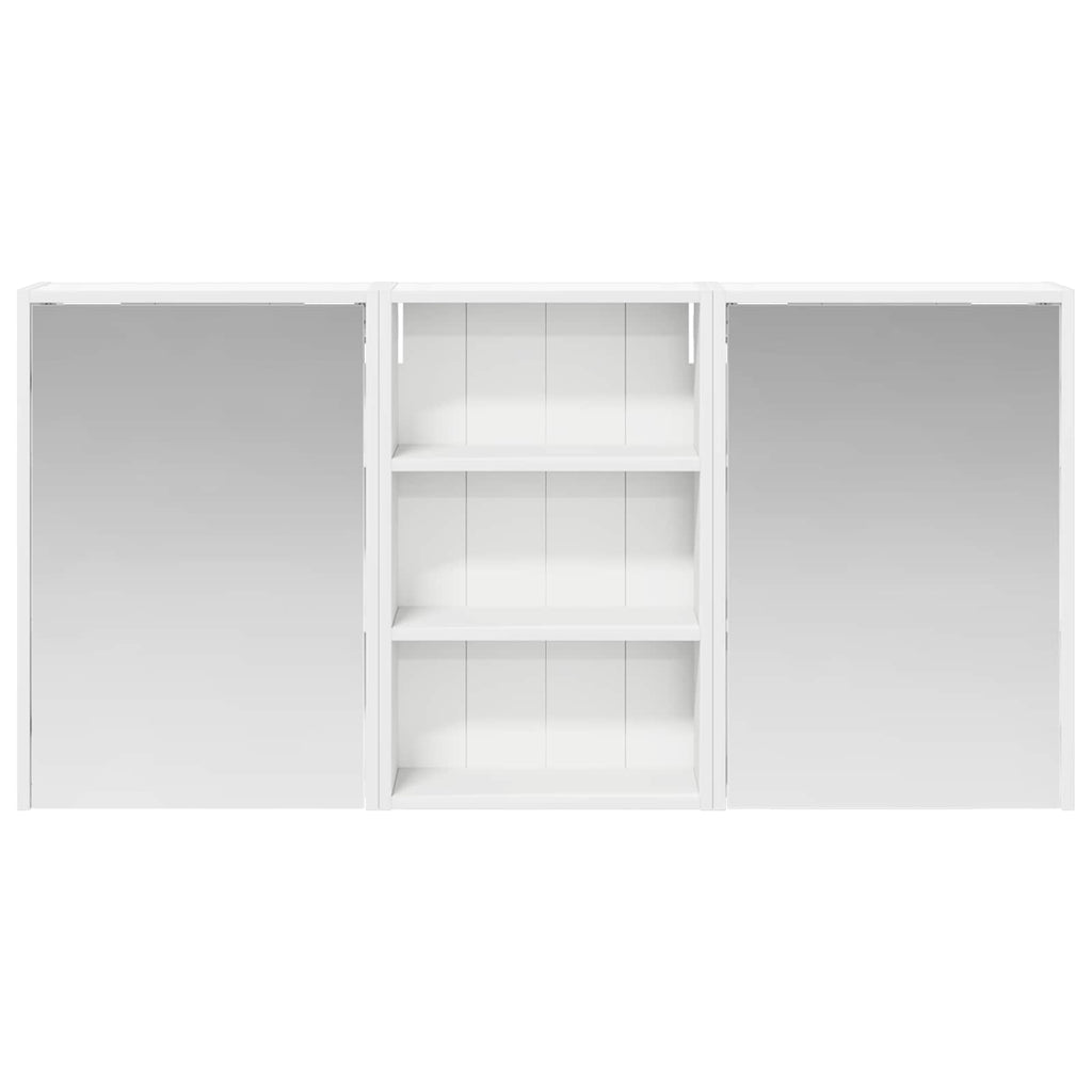 vidaXL Zestaw Szafek Łazienkowych z półką 3 pcs 126 x 16 x 62.5 cm