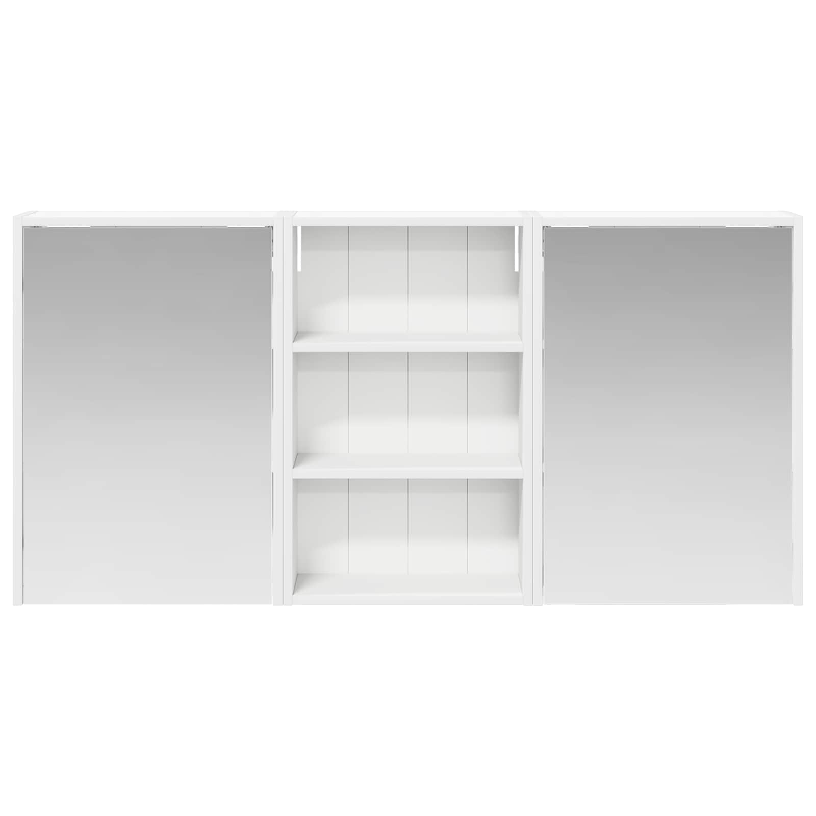vidaXL Zestaw Szafek Łazienkowych z półką 3 pcs 126 x 16 x 62.5 cm