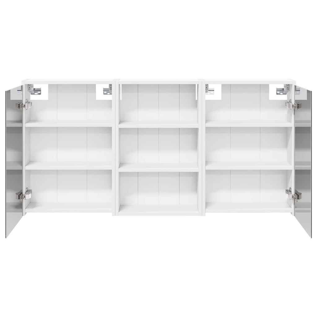 vidaXL Zestaw Szafek Łazienkowych z półką 3 pcs 126 x 16 x 62.5 cm