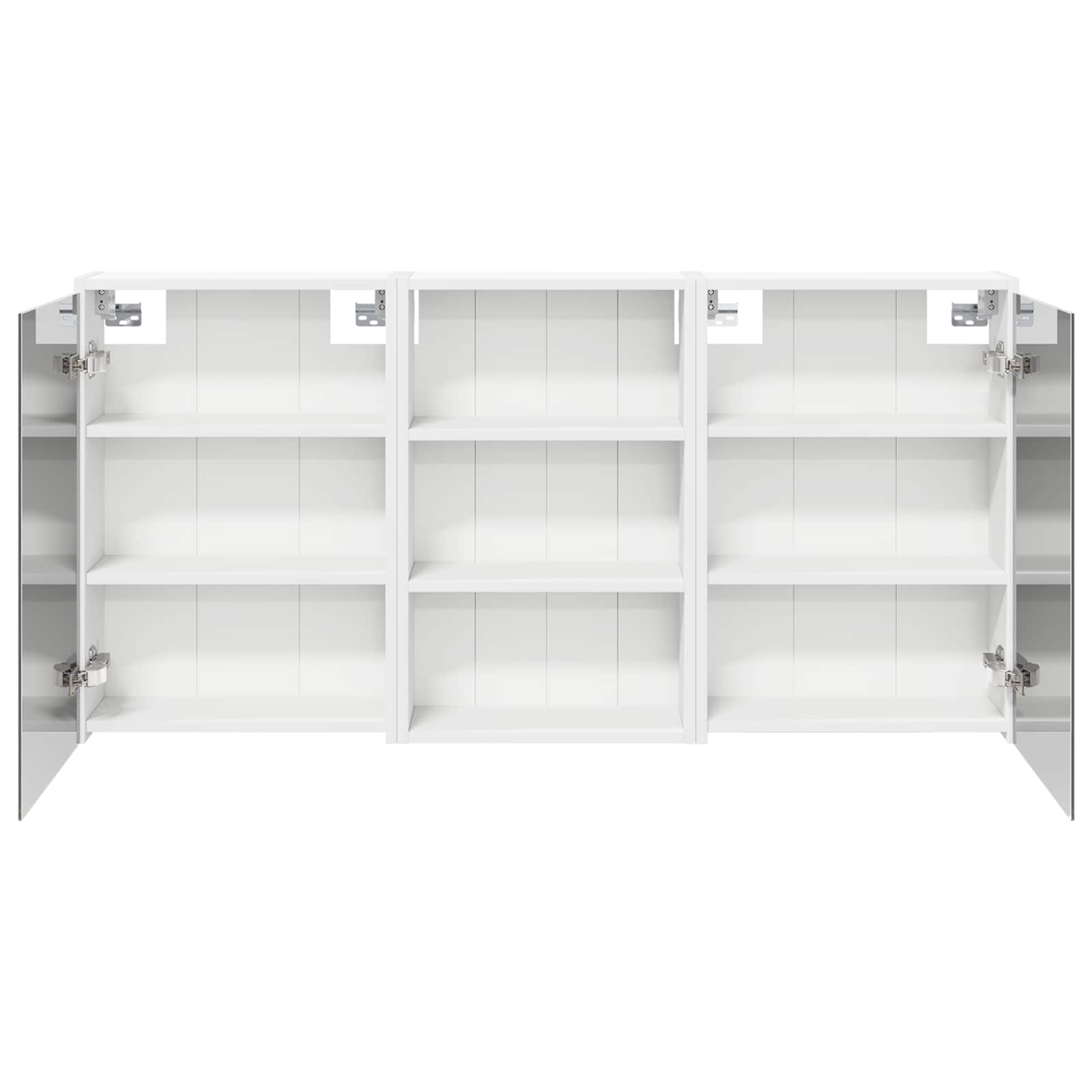 vidaXL Zestaw Szafek Łazienkowych z półką 3 pcs 126 x 16 x 62.5 cm