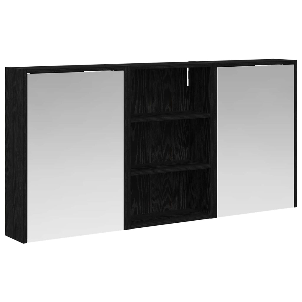 vidaXL Zestaw Szafek Łazienkowych z półką 3 pcs 126 x 16 x 62.5 cm