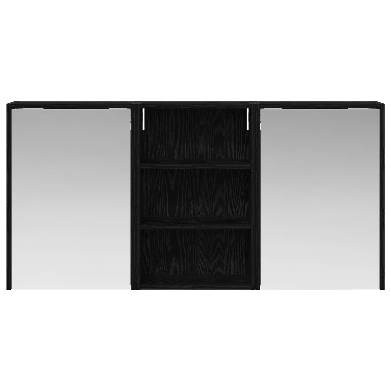 vidaXL Zestaw Szafek Łazienkowych z półką 3 pcs 126 x 16 x 62.5 cm